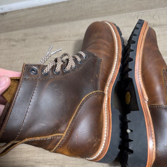 Tobacco Men’s 8 Mexico 26 Maverick Moto Amber Motorwear Company Riding Boots main image 6